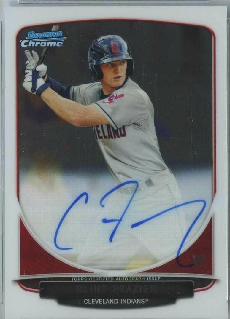 Clint Frazier #BCACF Baseball Cards 2013 Bowman Chrome Draft Picks & Prospects Autographs