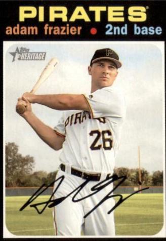 Adam Frazier #4 Baseball Cards 2020 Topps Heritage