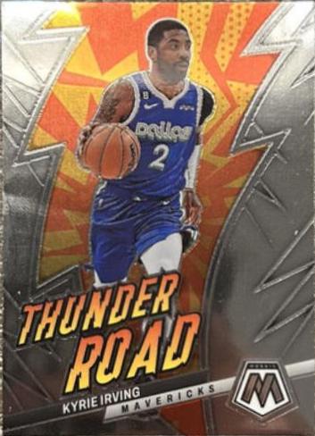 Kyrie Irving #19 Basketball Cards 2022 Panini Mosaic Thunder Road