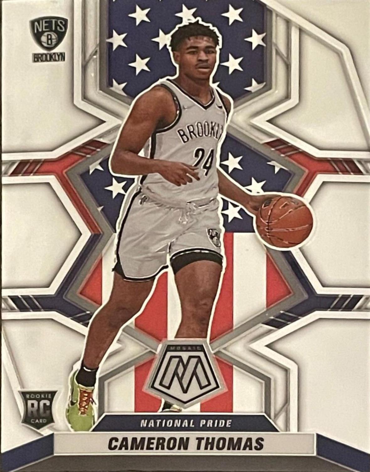 Cameron Thomas #255 Basketball Cards 2021 Panini Mosaic