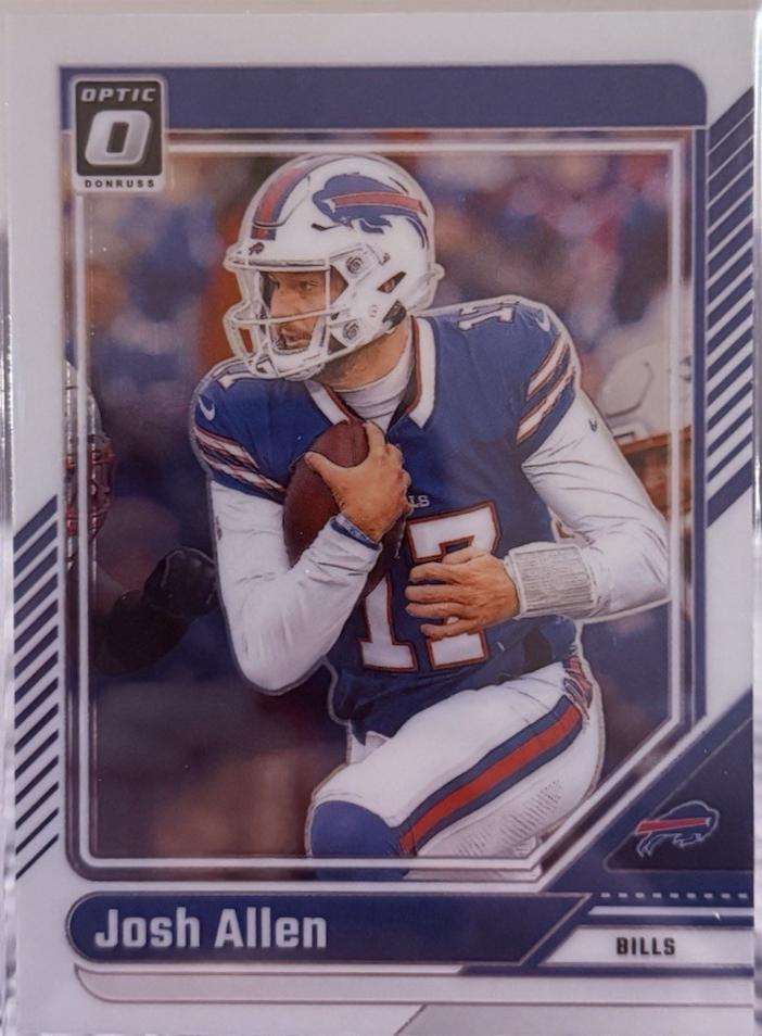 Josh Allen #19 Football Cards 2024 Panini Donruss Optic