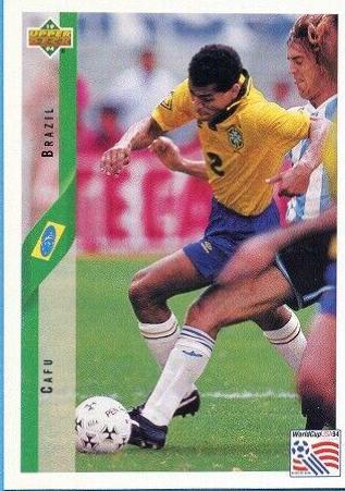Cafu #79 Soccer Cards 1994 Upper Deck World Cup Soccer