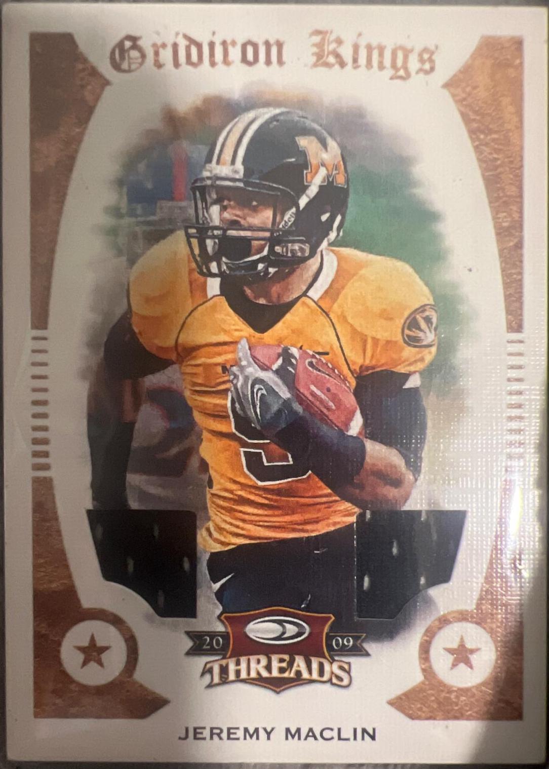 Jeremy Maclin #26 Football Cards 2009 Panini Donruss Threads College Gridiron Kings