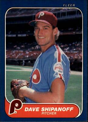 Dave Shipanoff #452 Baseball Cards 1986 Fleer
