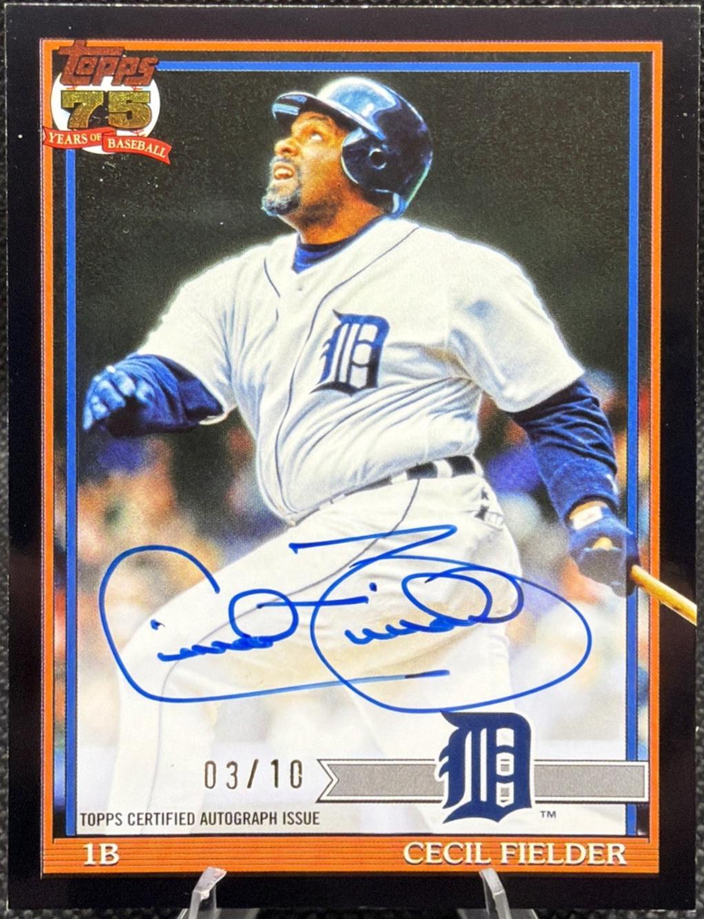 Cecil Fielder [Black] #91A-CEC