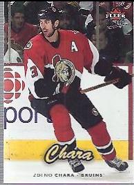 Zdeno Chara #20 Hockey Cards 2006 Ultra