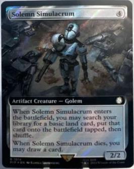 Solemn Simulacrum [Foil] (Magic Fallout)