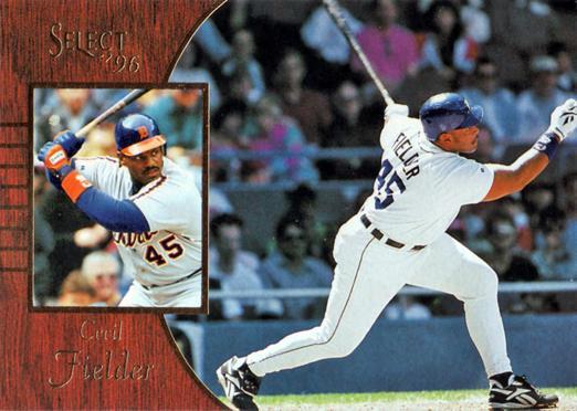 Cecil Fielder #39 Baseball Cards 1996 Select
