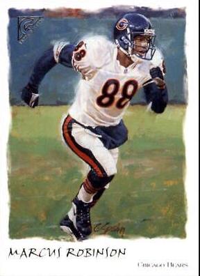 Marcus Robinson #15 Football Cards 2002 Topps Gallery
