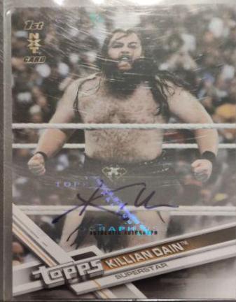Killian Dain #RA-BD Wrestling Cards 2017 Topps WWE NXT Autographs