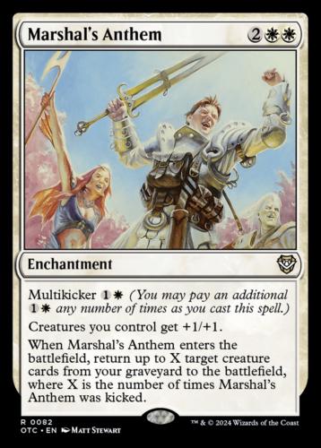 Marshal's Anthem (Magic Outlaws of Thunder Junction Commander)