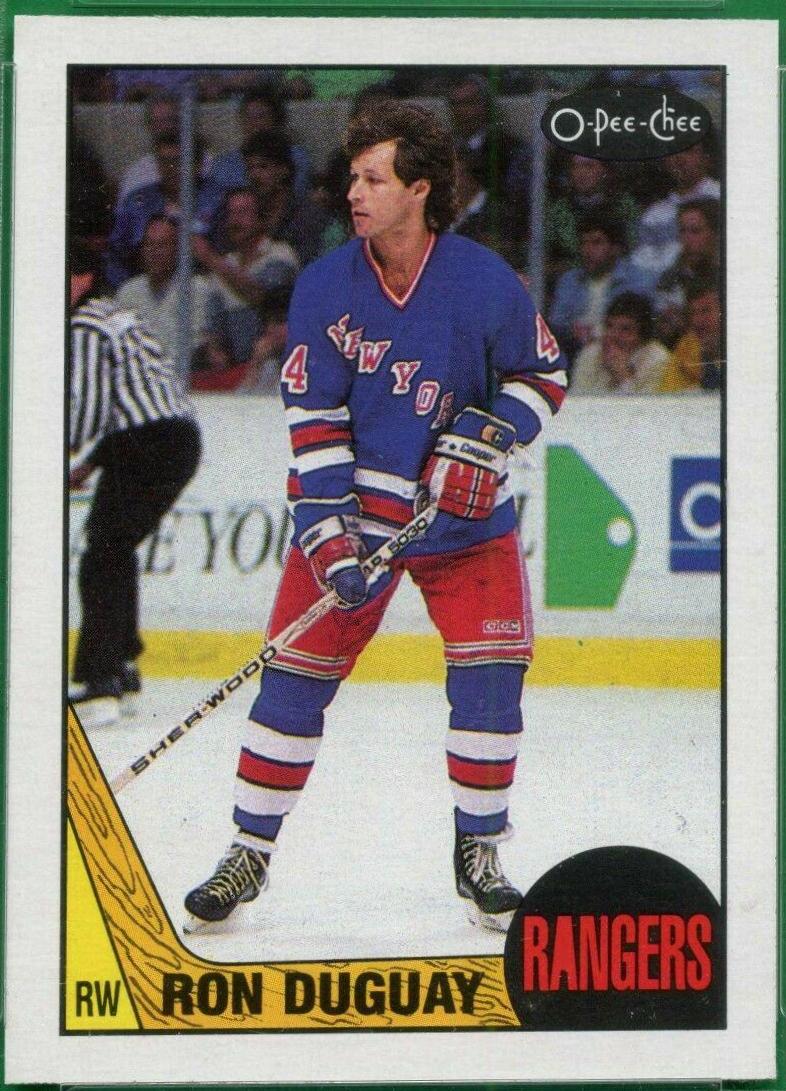 Ron Duguay #110 Hockey Cards 1987 O-Pee-Chee