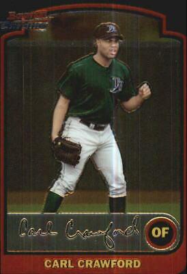 Carl Crawford #25 Baseball Cards 2003 Bowman Chrome