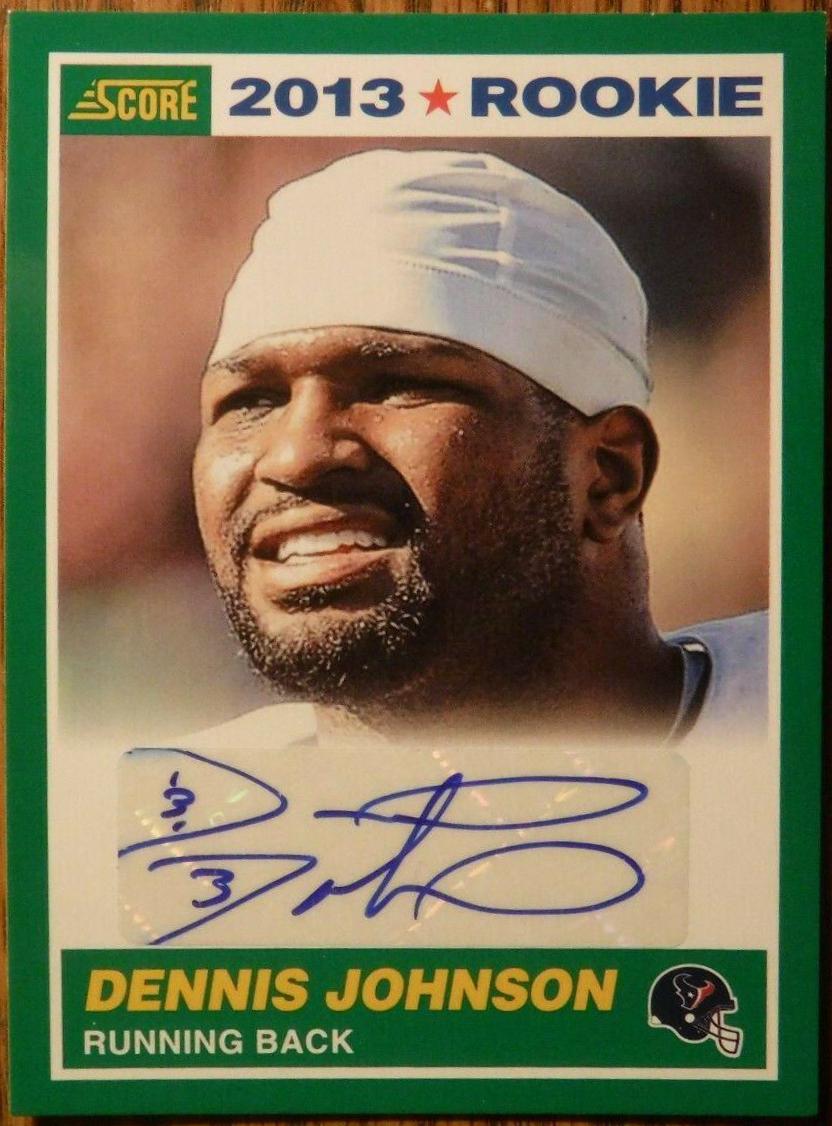 Dennis Johnson #359 Football Cards 2013 Panini Score