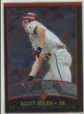 Scott Rolen #20 Baseball Cards 2001 Bowman Chrome