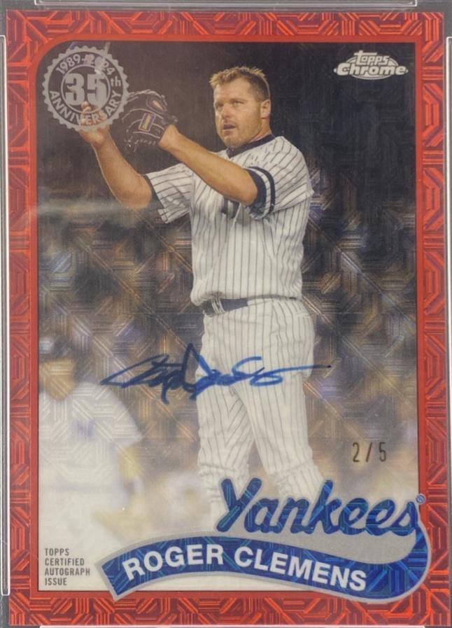 Roger Clemens [Red Autograph] #T89CU-RC