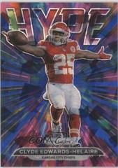 Clyde Edwards Helaire [Blue Ice Prizm] #H-13 Football Cards 2021 Panini Prizm Hype Prices