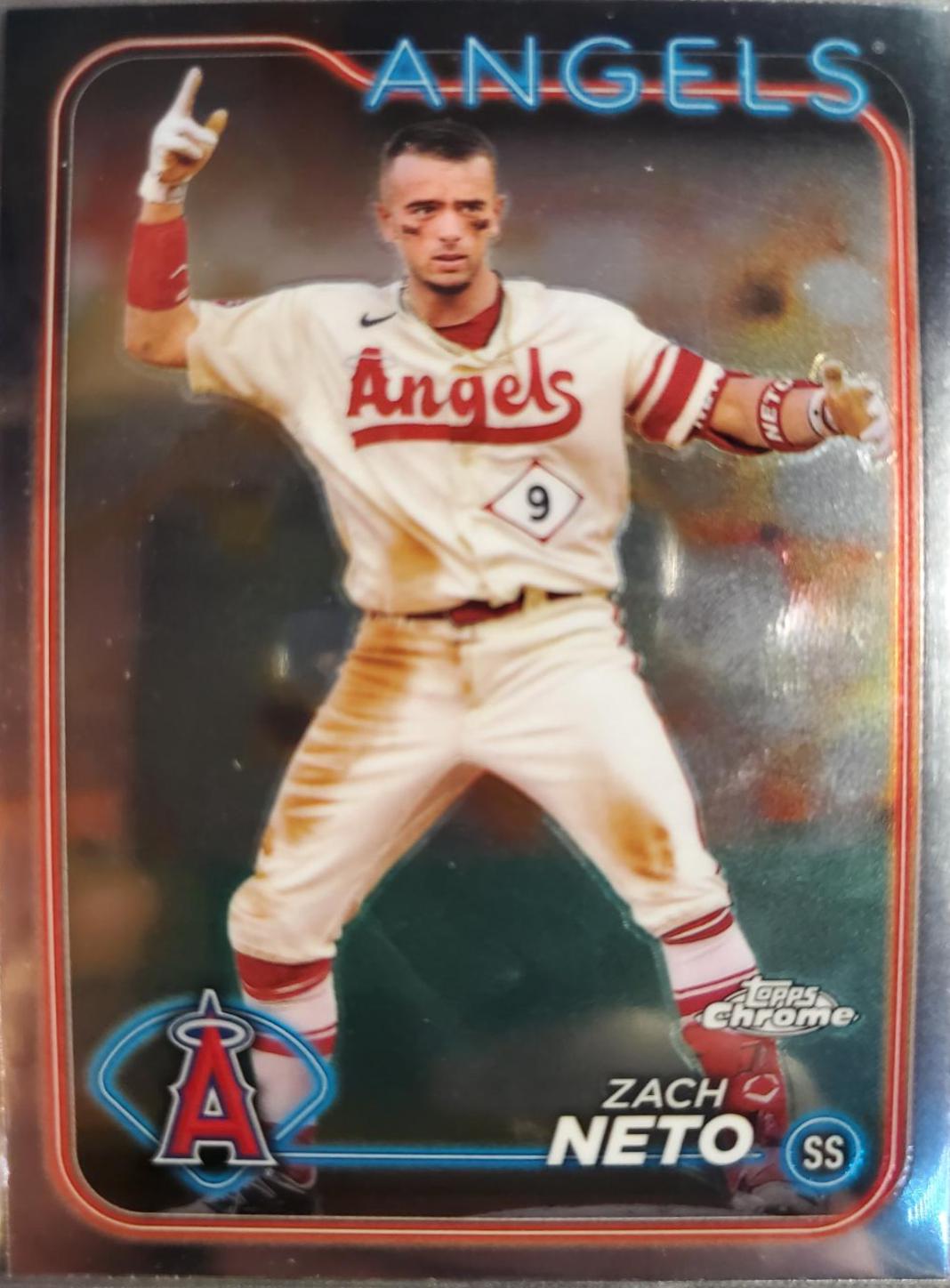 Zach Neto #123 Baseball Cards 2024 Topps Chrome