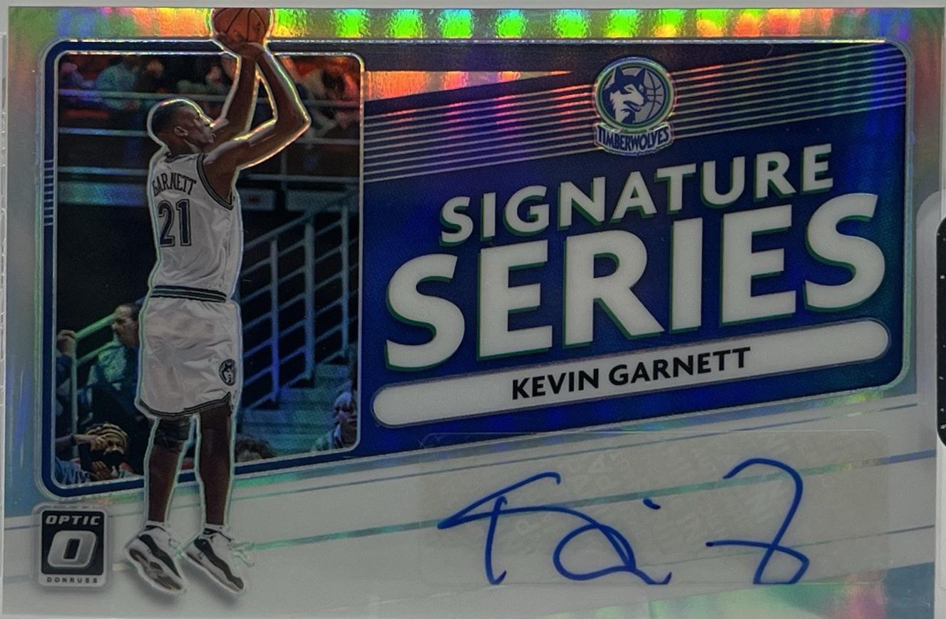 Kevin Garnett #SS-KGA Basketball Cards 2020 Panini Donruss Optic Signature Series