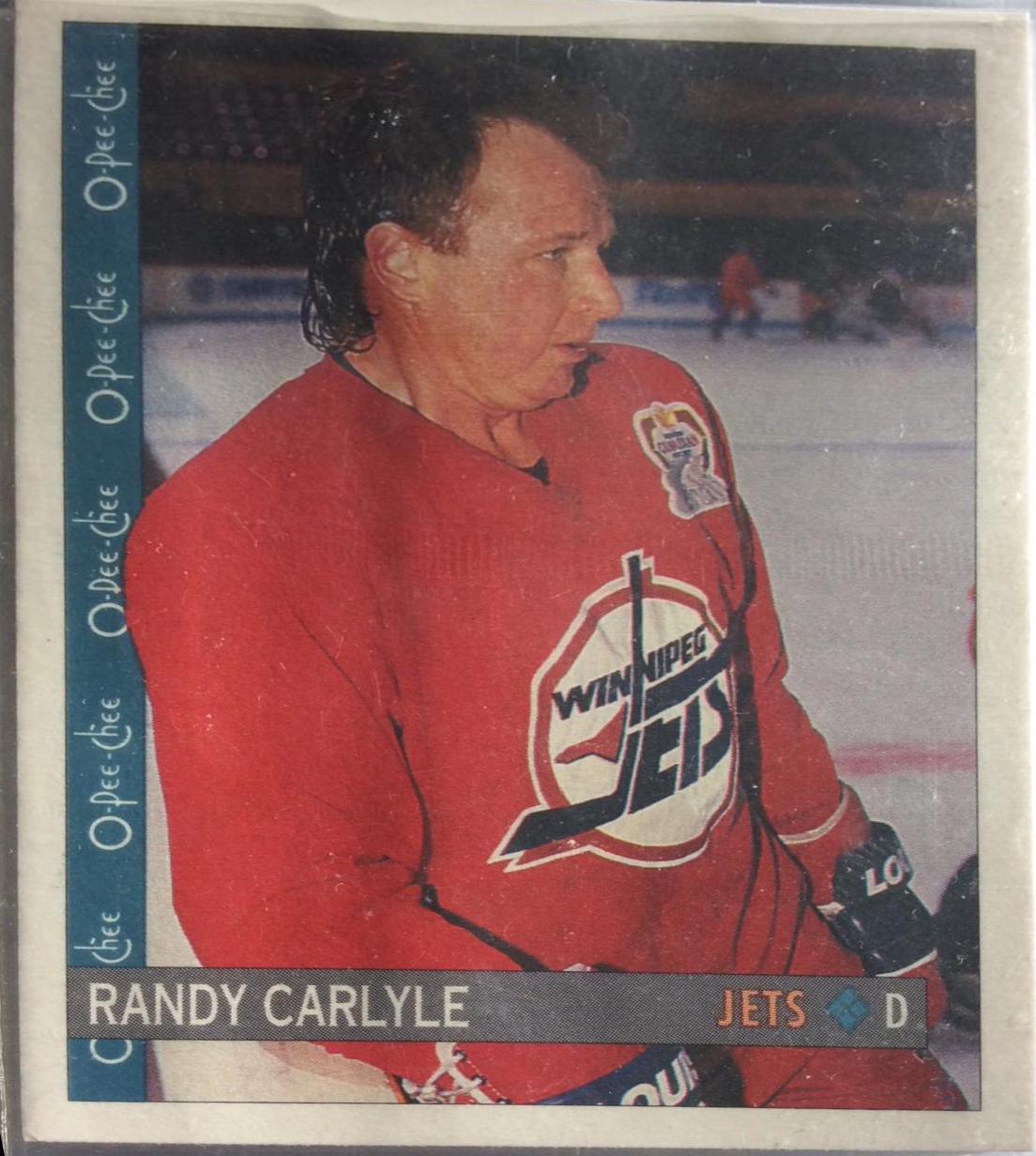 Randy Carlyle #12 Hockey Cards 1992 O-Pee-Chee
