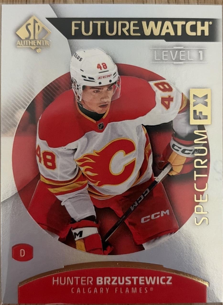 Hunter Brzustewicz #S-60 2025-26 SP Authentic Hockey Spectrum FX