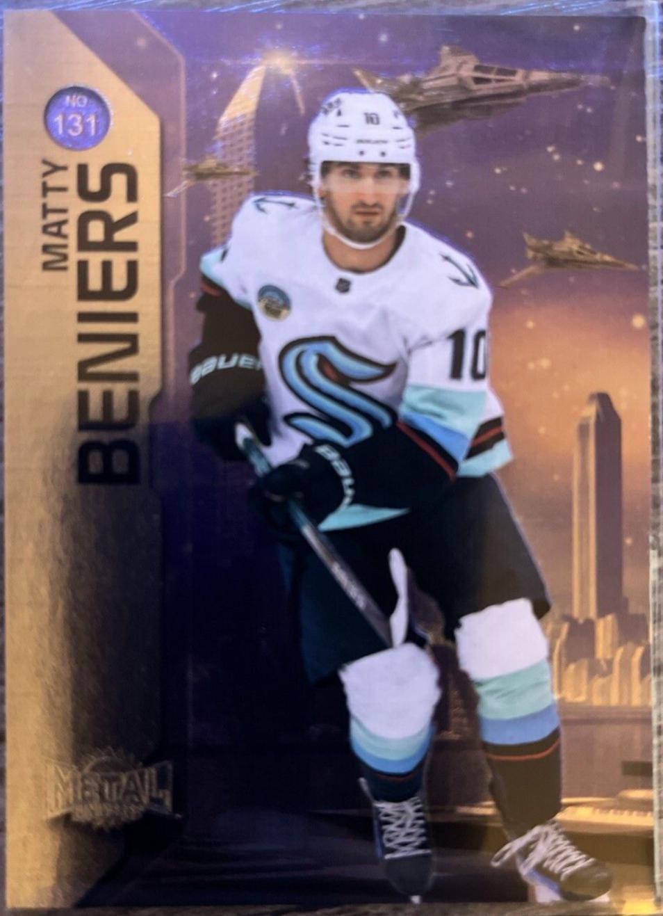 Matty Beniers #131 2023-24 SkyBox Metal Universe Hockey