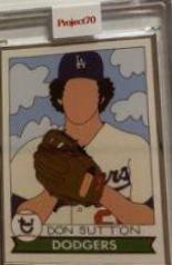 Don Sutton #209 Baseball Cards 2021 Topps Project 70