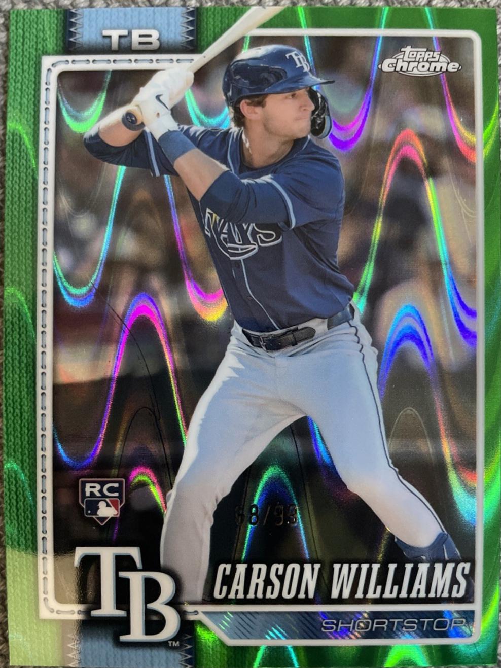 2026 Carson Williams [Green Raywave Refractor] #195
