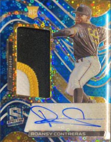 Roansy Contreras [Jersey Autograph Neon Blue] #151