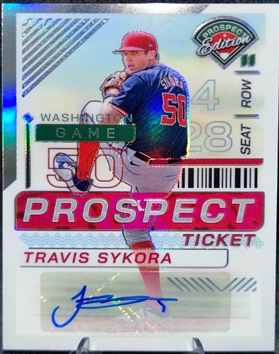 Travis Sykora [Silver Holo Ticket Signature] #91