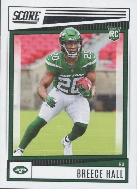 Breece Hall #330 Football Cards 2022 Panini Score