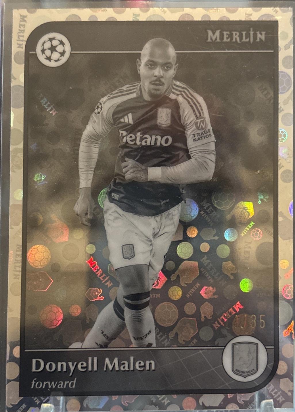 Donyell Malen [Black White Vintage Refractor] #79