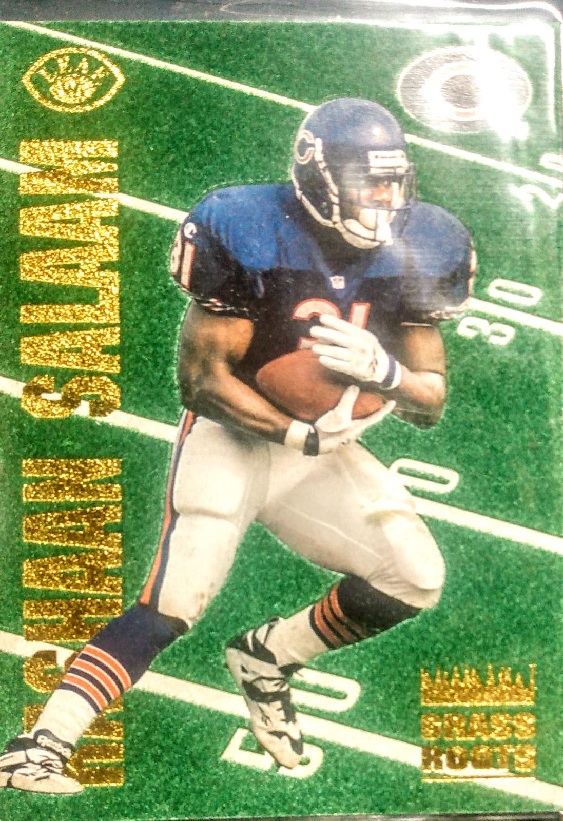 Rashaan Salaam #4 Football Cards 1996 Leaf Grass Roots