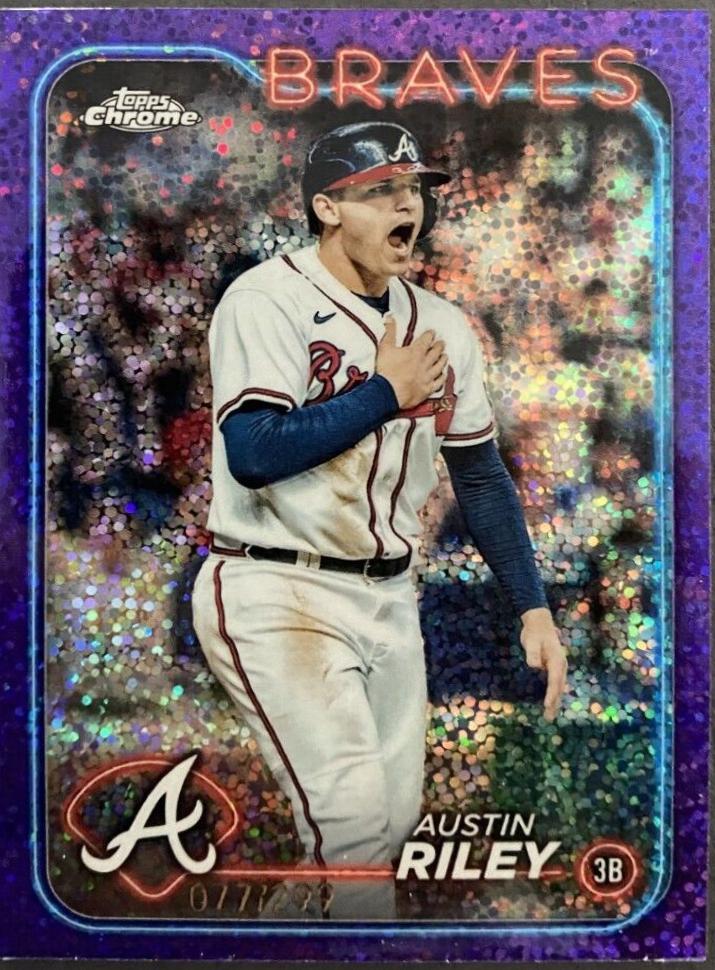 Austin Riley [Purple Speckle Refractor] #84