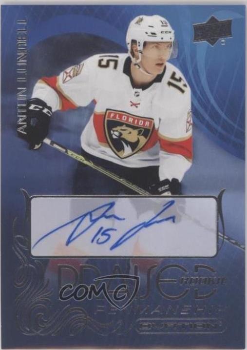 Anton Lundell #PRP-AL Hockey Cards 2021 Upper Deck Ovation Praised Rookie Penmanship Autographs