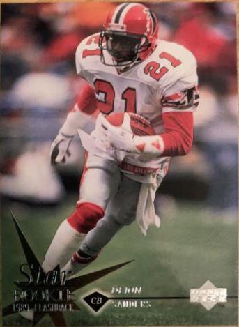 Deion Sanders #37 Football Cards 1997 Upper Deck