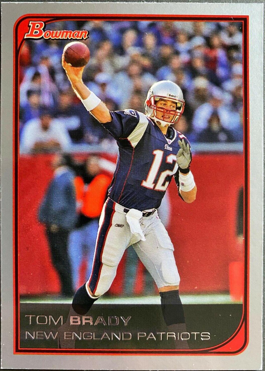 Tom Brady #11 Football Cards 2006 Bowman