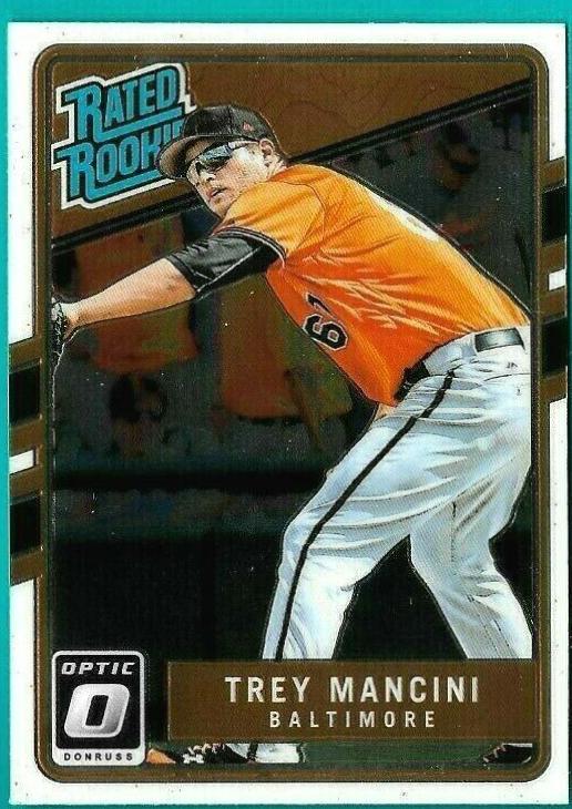 Trey Mancini #59 2017 Panini Donruss Optic Baseball