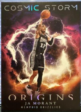 Ja Morant #7 Basketball Cards 2023 Panini Origins Cosmic Storm
