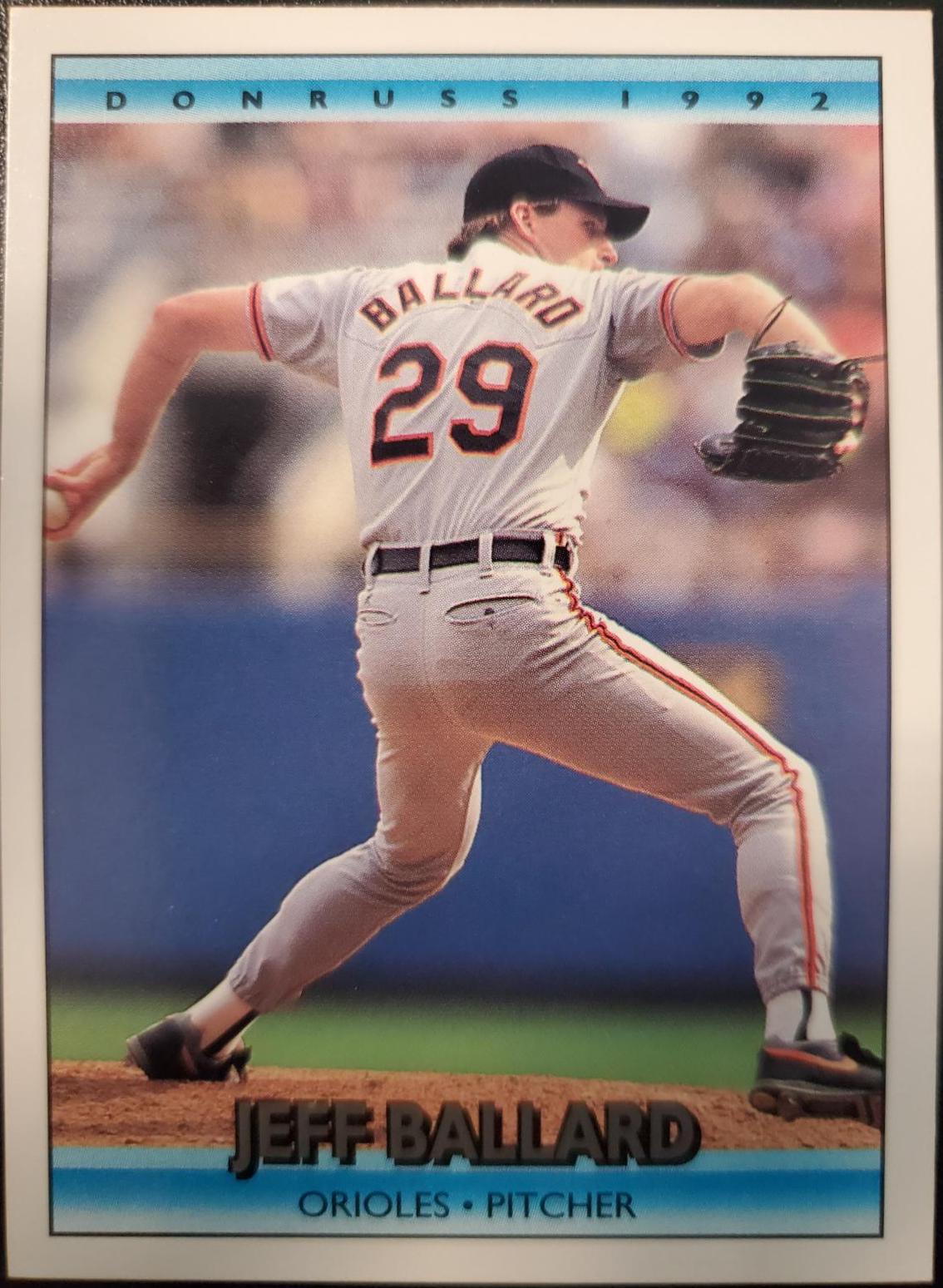 Jeff Ballard #74 Baseball Cards 1992 Donruss