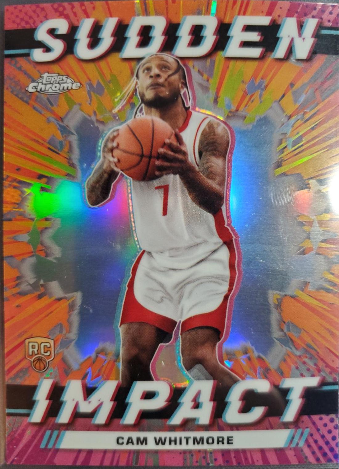 Cam Whitmore #SI-10 Basketball Cards 2023 Topps Chrome Sudden Impact