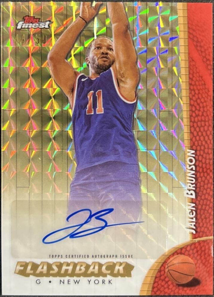 Jalen Brunson [Gold Geometric] #FBA-JB