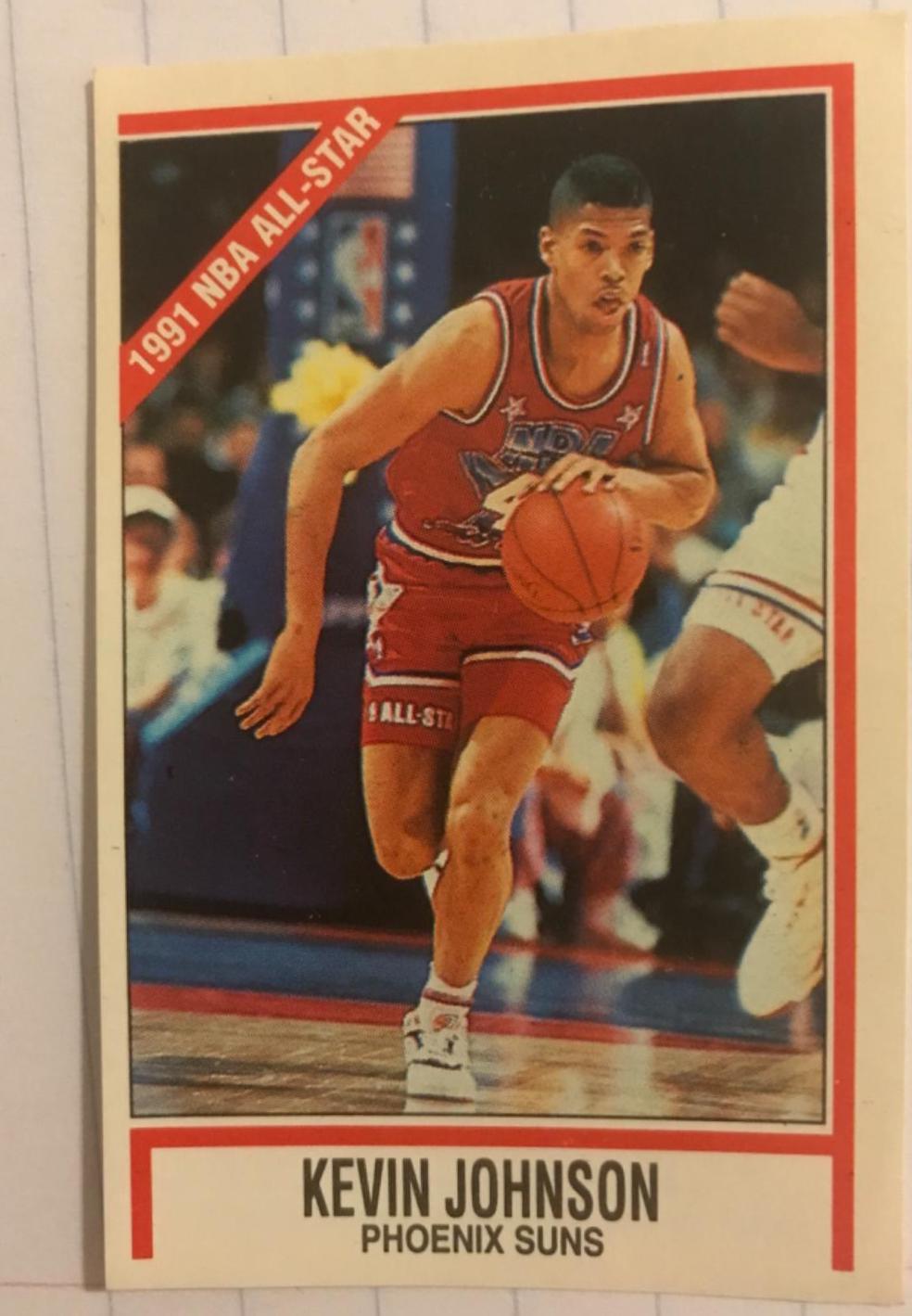 Kevin Johnson #87 Basketball Cards 1991 Panini Sticker
