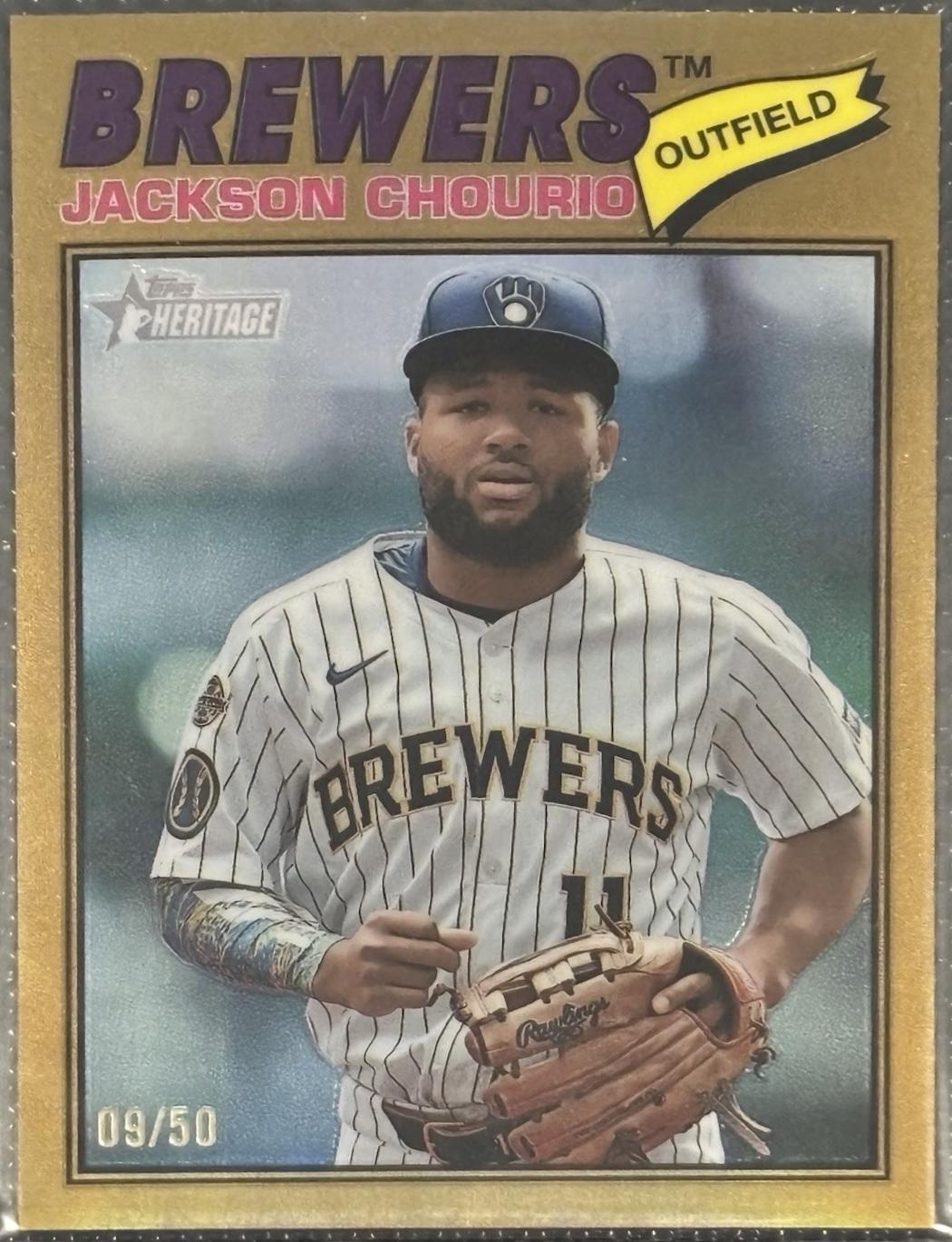 Jackson Chourio [Gold Bordered Chrome] #272