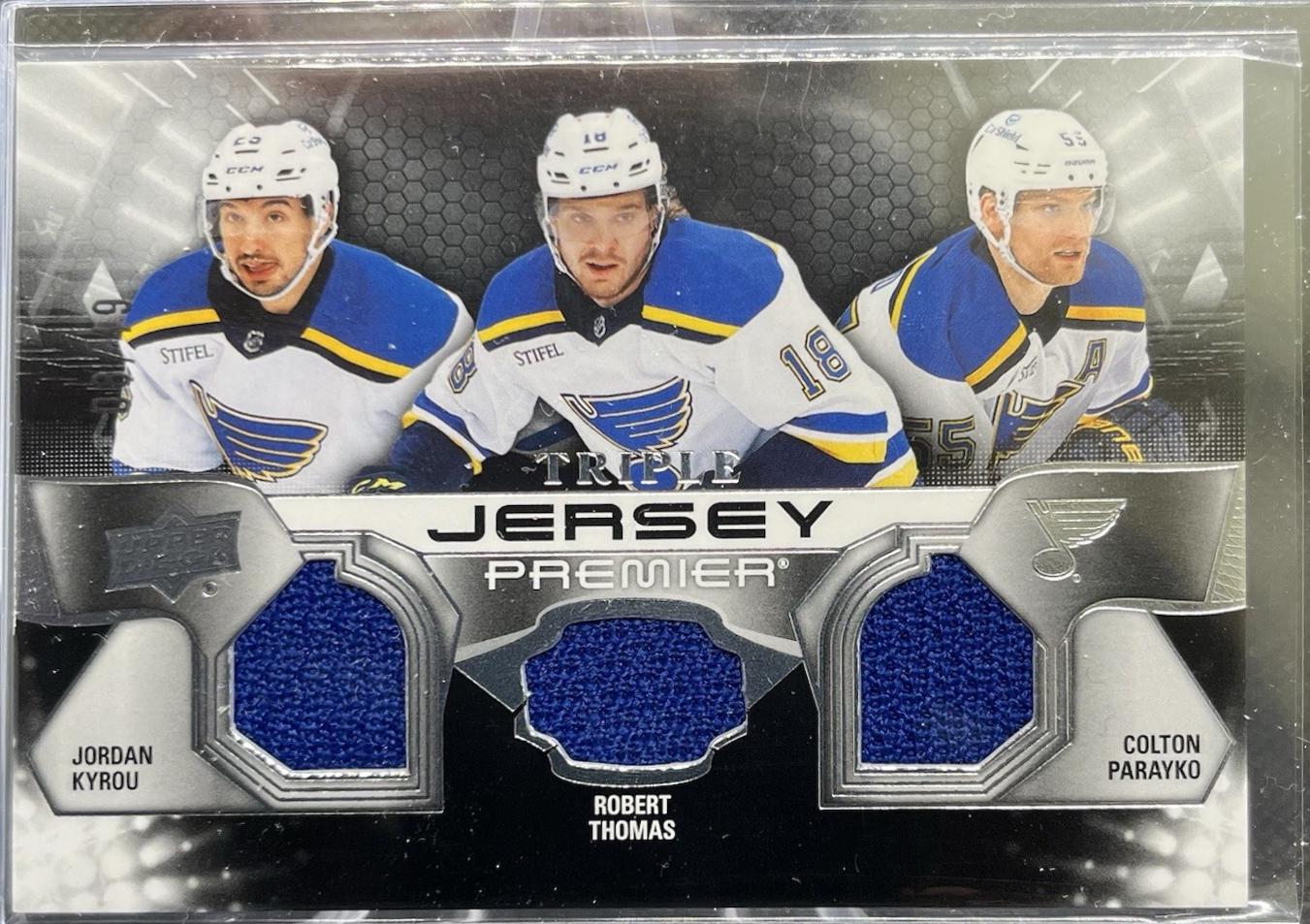 Jordan Kyrou / Robert Thomas / Colton Parayko [Patch] #PT-KTP