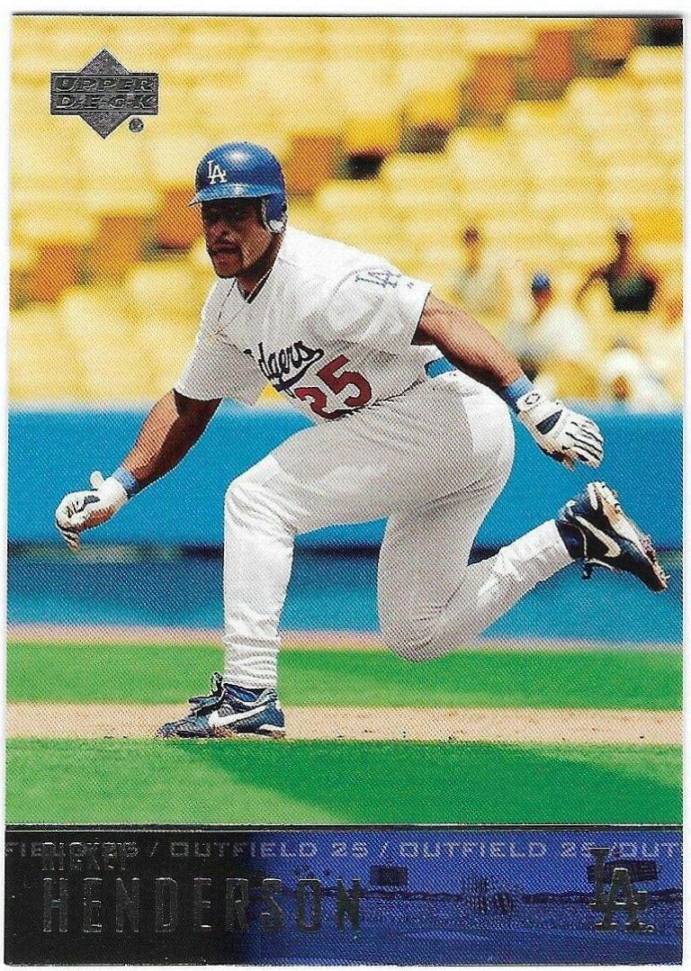 Rickey Henderson #188 Baseball Cards 2004 Upper Deck