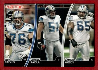 Damien Woody, Dominic Raiola, Jeff Backus