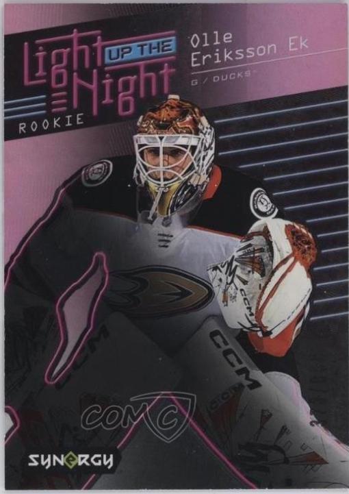 Olle Eriksson Ek #LN-OE 2023 Upper Deck Synergy Light Up The Night Rookie Hockey