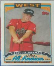 Freddie Freeman #FF Baseball Cards 2006 Topps Aflac All American