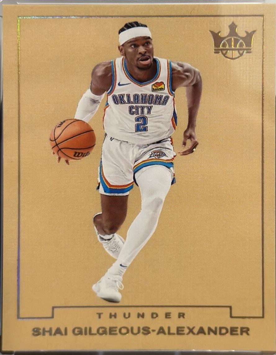 Shai Gilgeous-Alexander #4 Basketball Cards 2024 Panini Court Kings Blank Slate